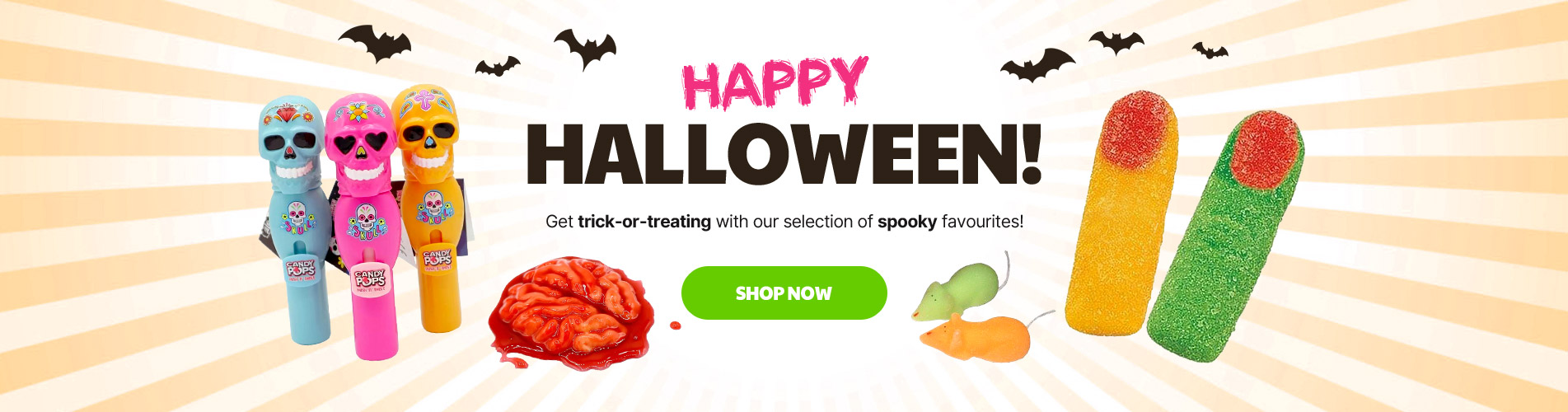 Shop our range of Halloween styled sweets!