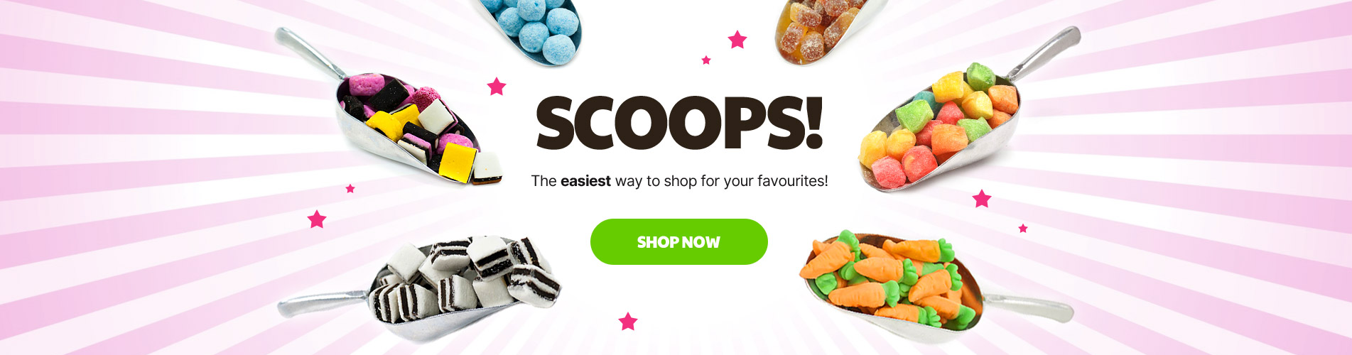 Scoops! - The easiest way to shop for your favourites!
