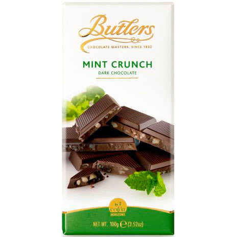 Butlers Mint Crunch Dark  Chocolate Bar 100g
