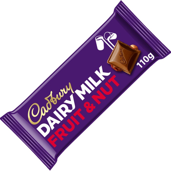 Cadbury Dairy Milk Fruit & Nut Bar 110g