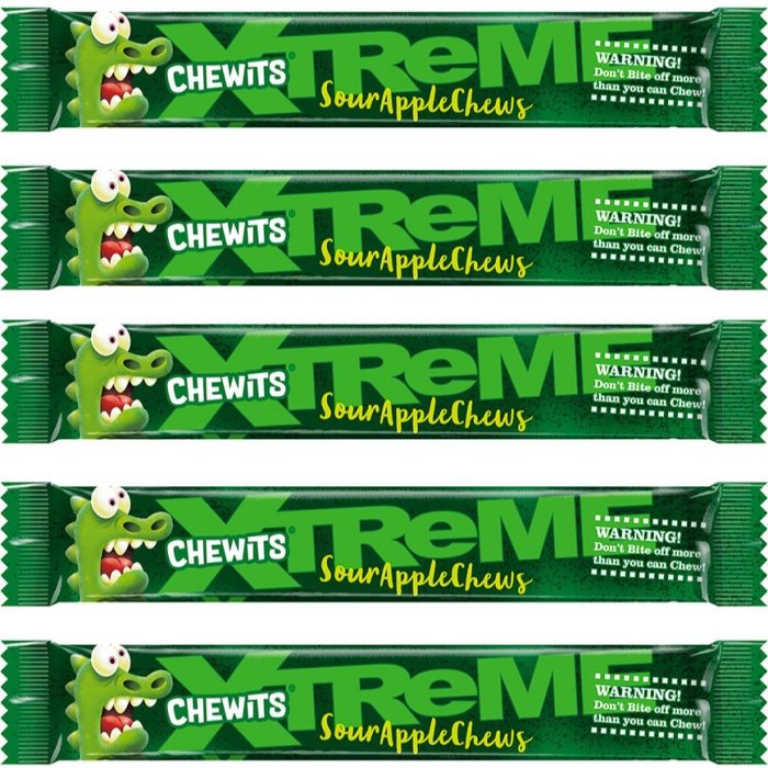 Chewits Extreme SOUR Apple Chews