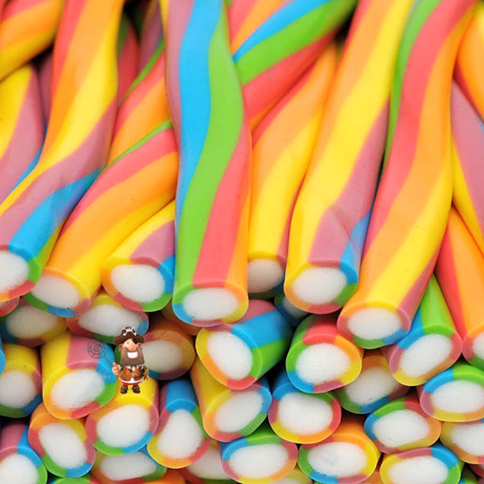 Cream Filled Rainbow Pencils (smooth)