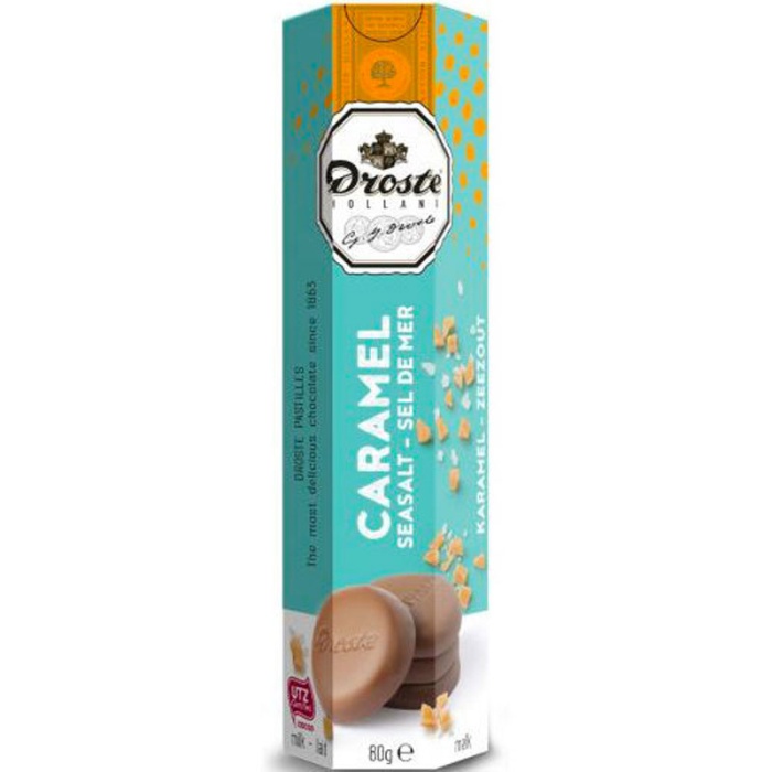 Droste Milk Chocolate Caramel Sea Salt Pastilles