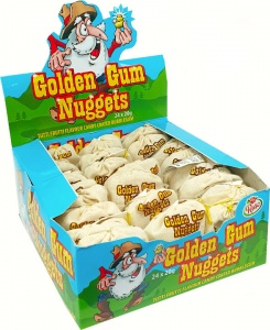 Golden Nuggets Retro Bubblegum Sweets