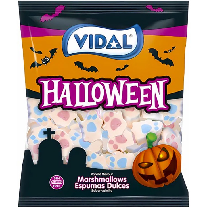 Halloween Ghost Marshmallows 1Kg Bag VIDAL