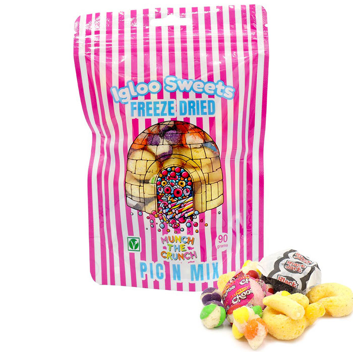 Freeze Dried Sweets (Iglo Pink Pick And Mix) 90g