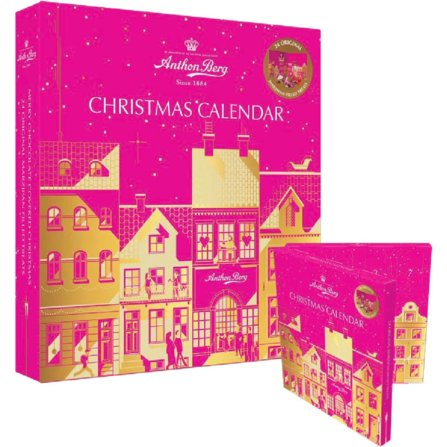 Anthon Berg Advent Calendar Chocolate Marzipan Liqueurs