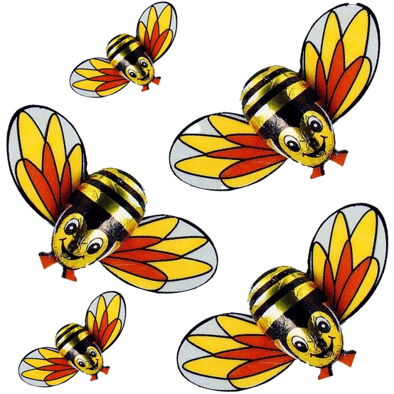 Milk Chocolate Bumble Bees (Box Of 100)