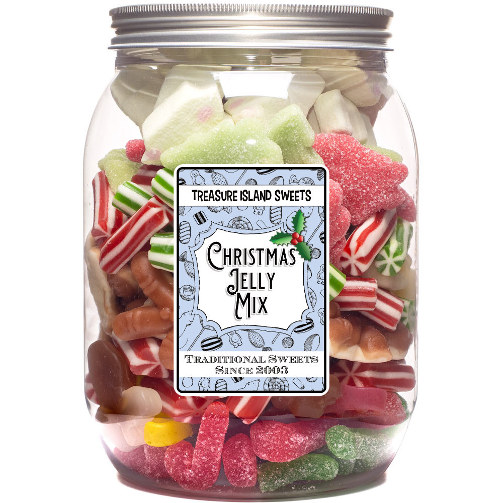 Christmas Jelly Mix Selection Jar