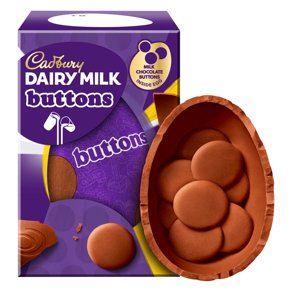 Cadbury Dairy Milk Button Easter Egg (96g)