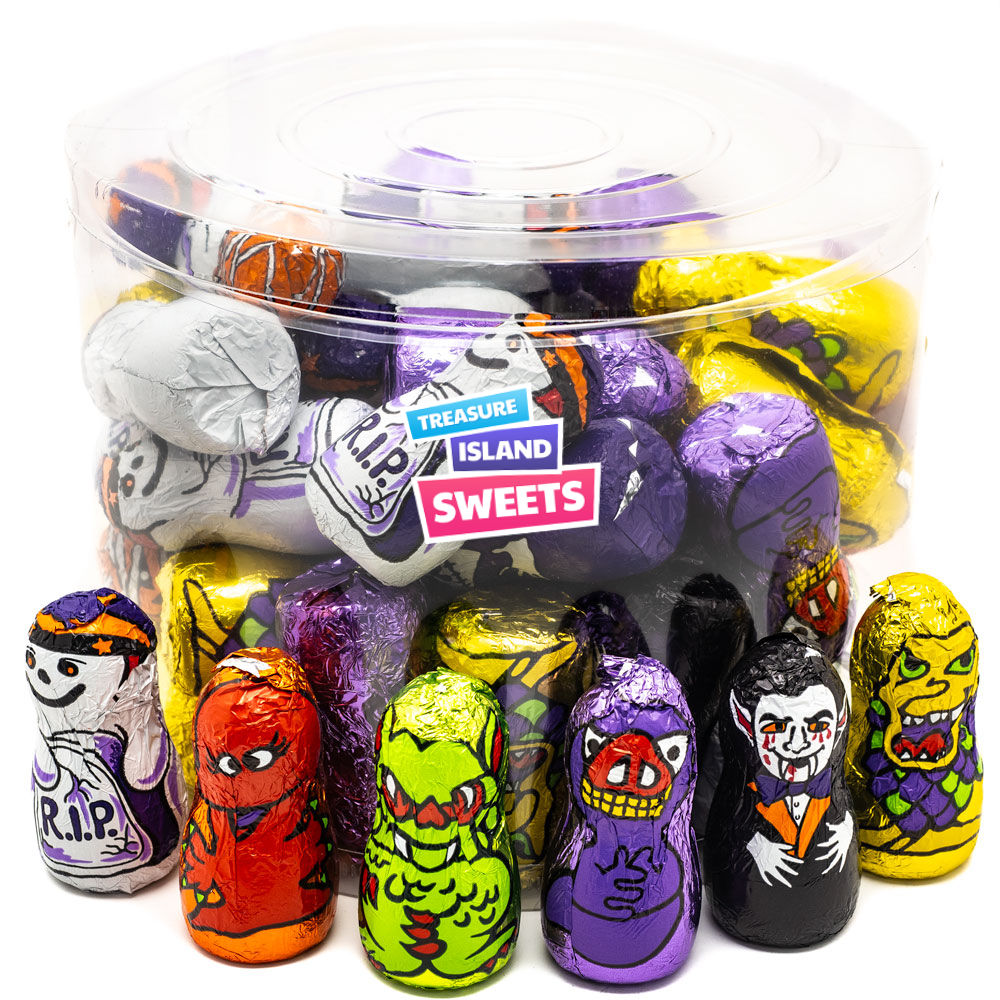 Halloween Assorted Milk Chocolate Figures x 50