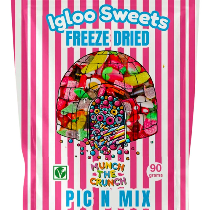 Freeze Dried Sweets (Iglo Pink Pick And Mix) 90g