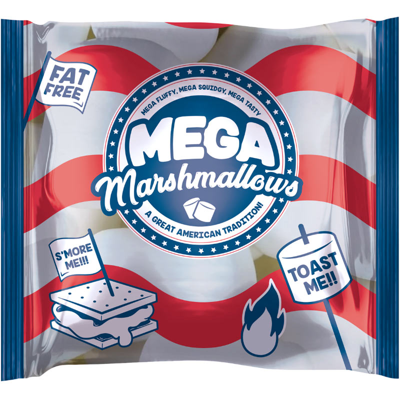 Mega Marshmallows 550g Bag (S'mores Baking)