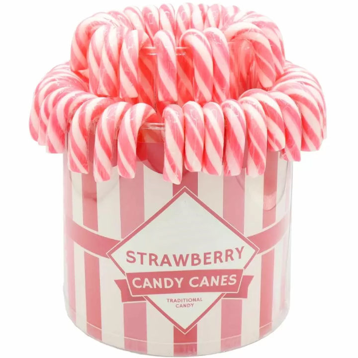 Candy Canes Red & White (Strawberry) x 60