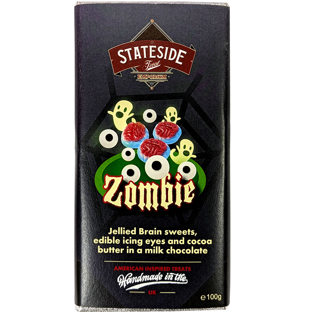 Stateside ZOMBIE Chocolate Bar 100g