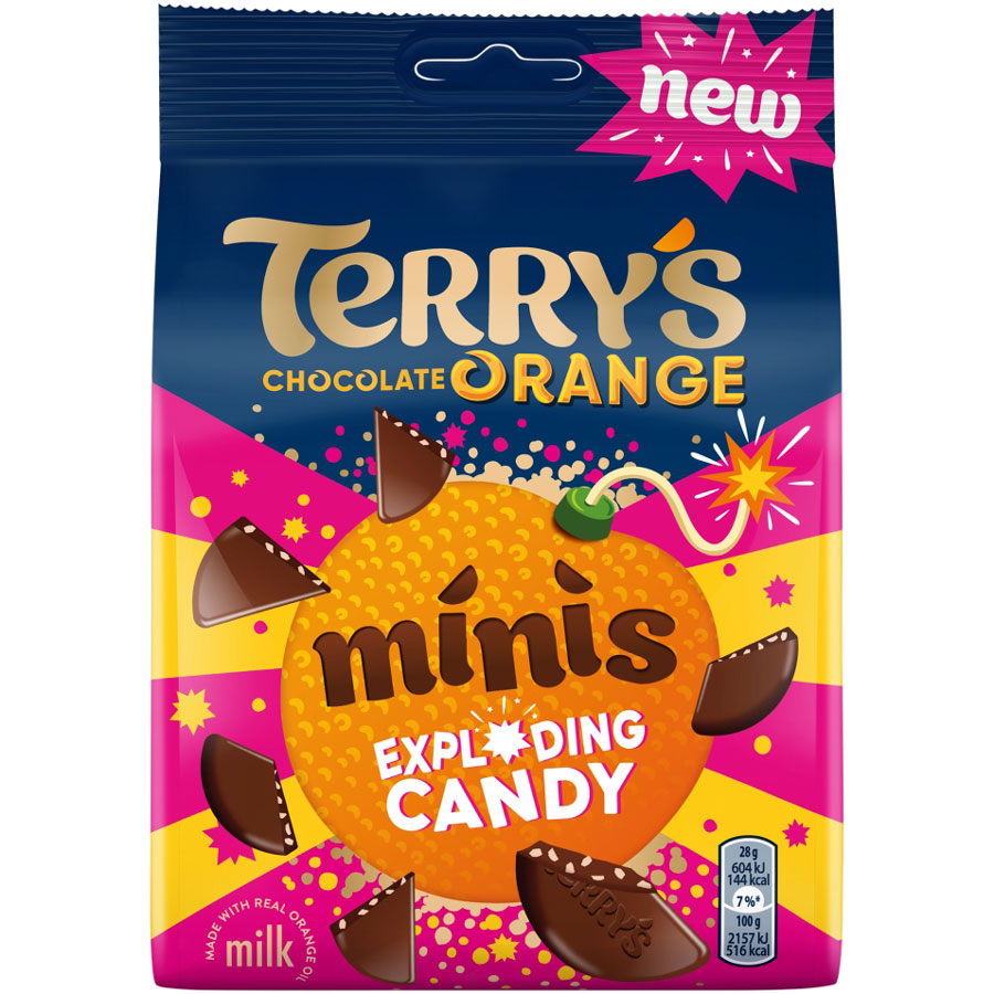 Terry's Orange Exploding Candy (Minis)