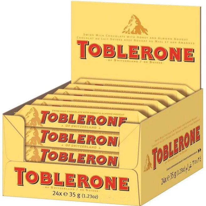 Toblerone Mini Bar 35g - Swiss Milk Chocolate 