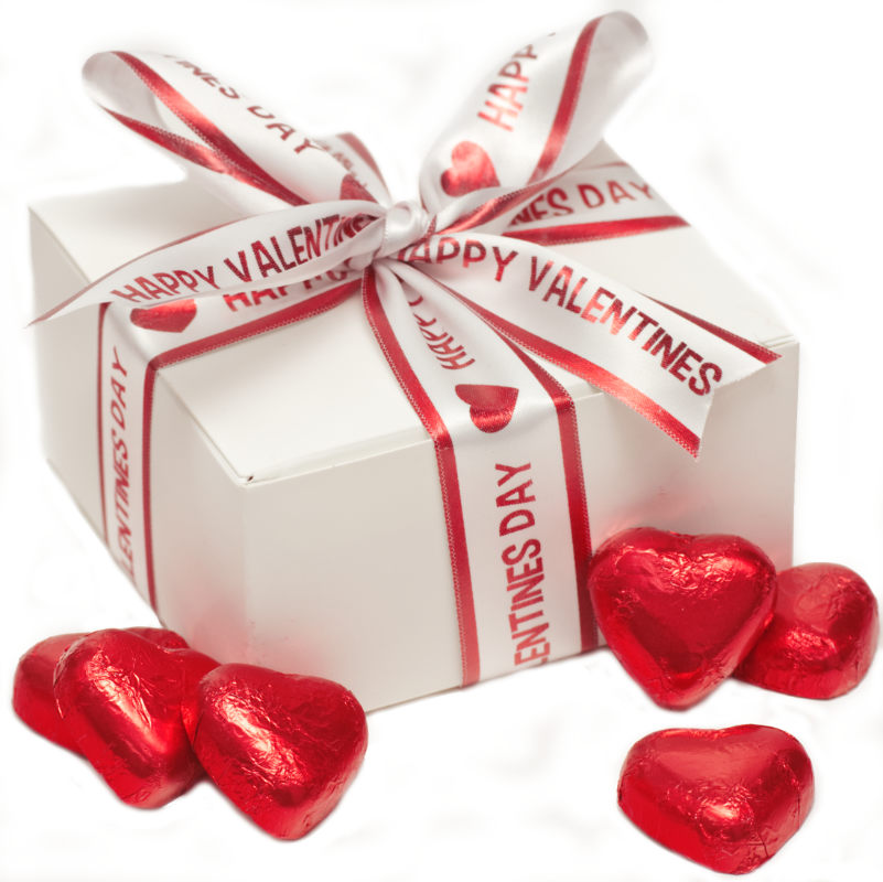 Happy Valentines Day Gift Box Of Truffle Hearts, valentines gift 