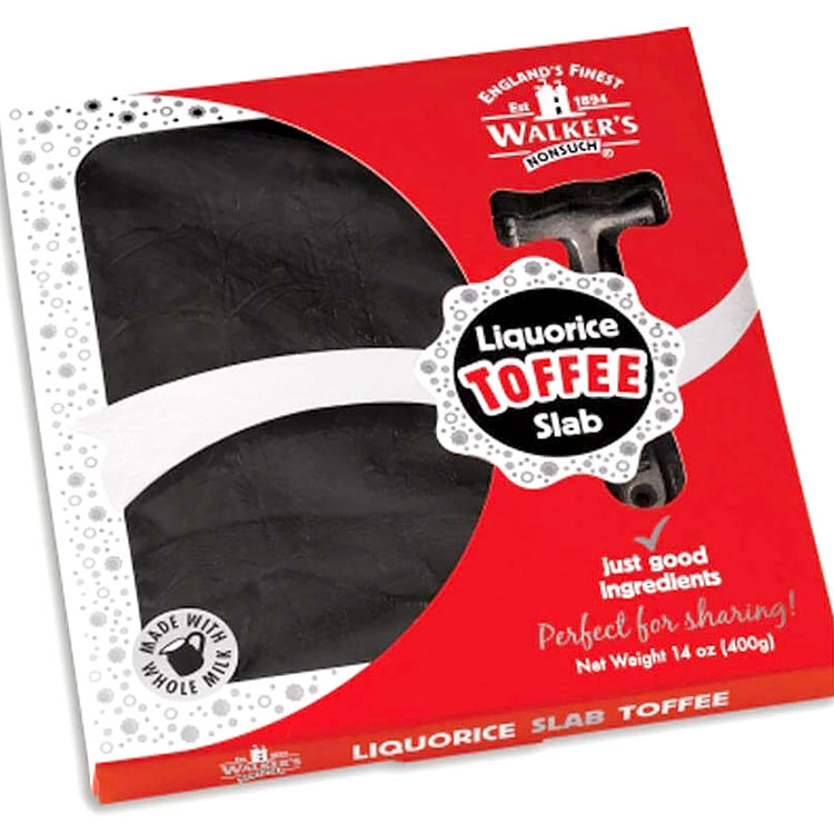 Liquorice Toffee Slab Hammer Pack 400g