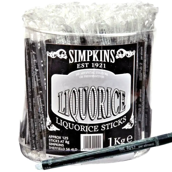 Simpkins Pure Liquorice Sticks