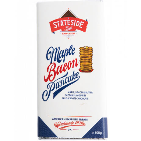 Stateside Maple Bacon Pancake Chocolate Bar 100g