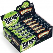 Tango Sour Shockers Fizzy Apple Bar Box Of 72