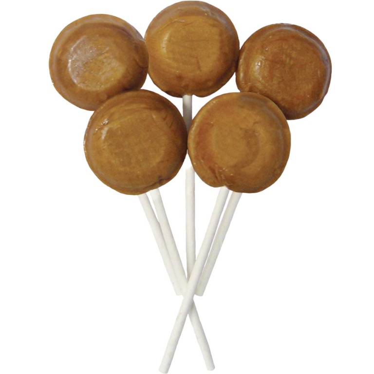 Toffee Flavour Gourmet Lollypops