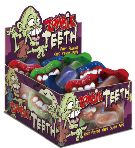 Zombie Teeth Pops